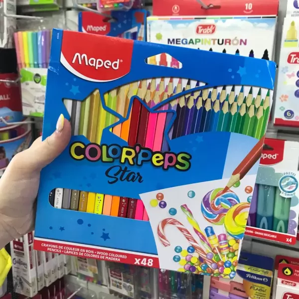 Lápices de colores Maped Color Peps Star x48