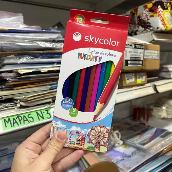 Lapices de colores Skycolor Infinity x12