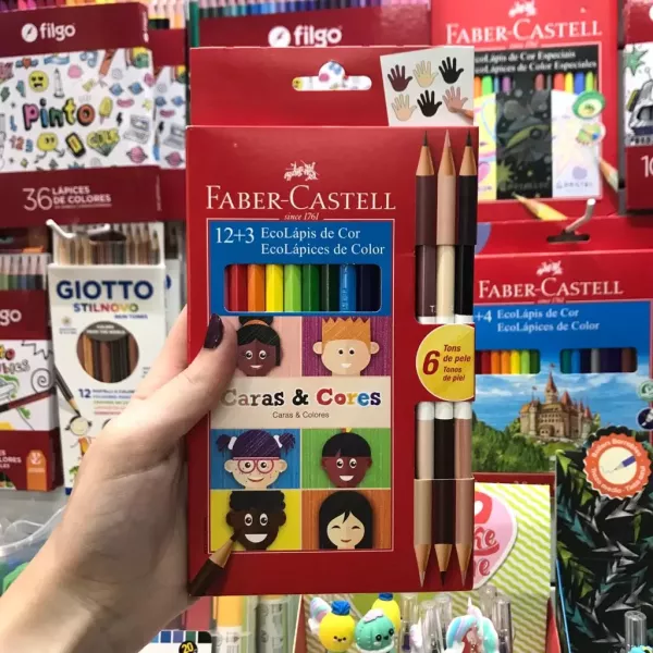 Lápices de colores Faber Castell Caras & Colores x15