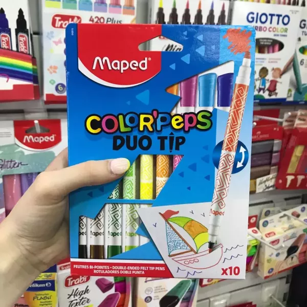 Marcadores Maped Color Peps Duo Tip x10