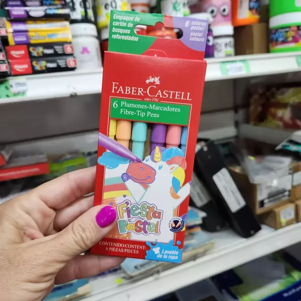 Marcador Faber Castell X6