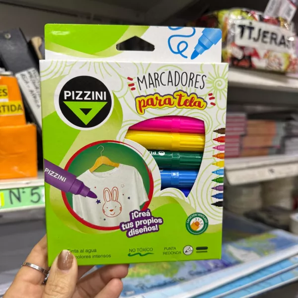 Marcadores Pizzini para tela x9