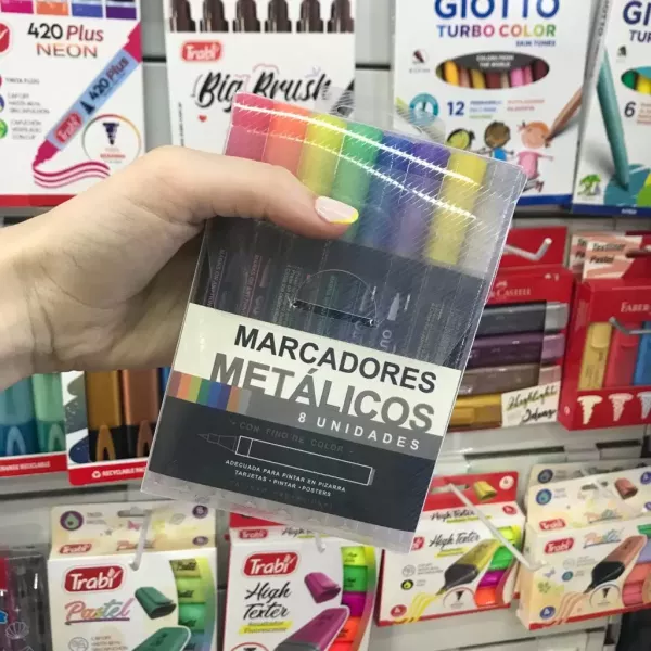 Marcadores Metálicos Nüwa x8