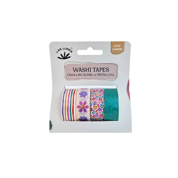 Set Washi Tapes x4 - Groovy