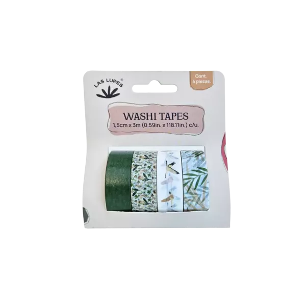 Set Washi Tapes x4 - Garzas