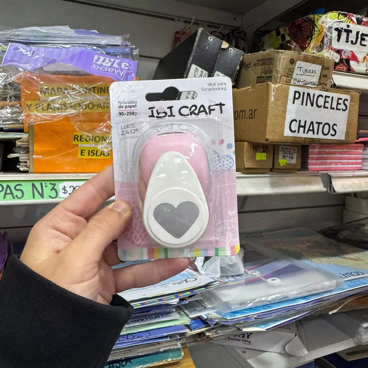 Perforadora Ibi Craft Corazón para papel y cartulina