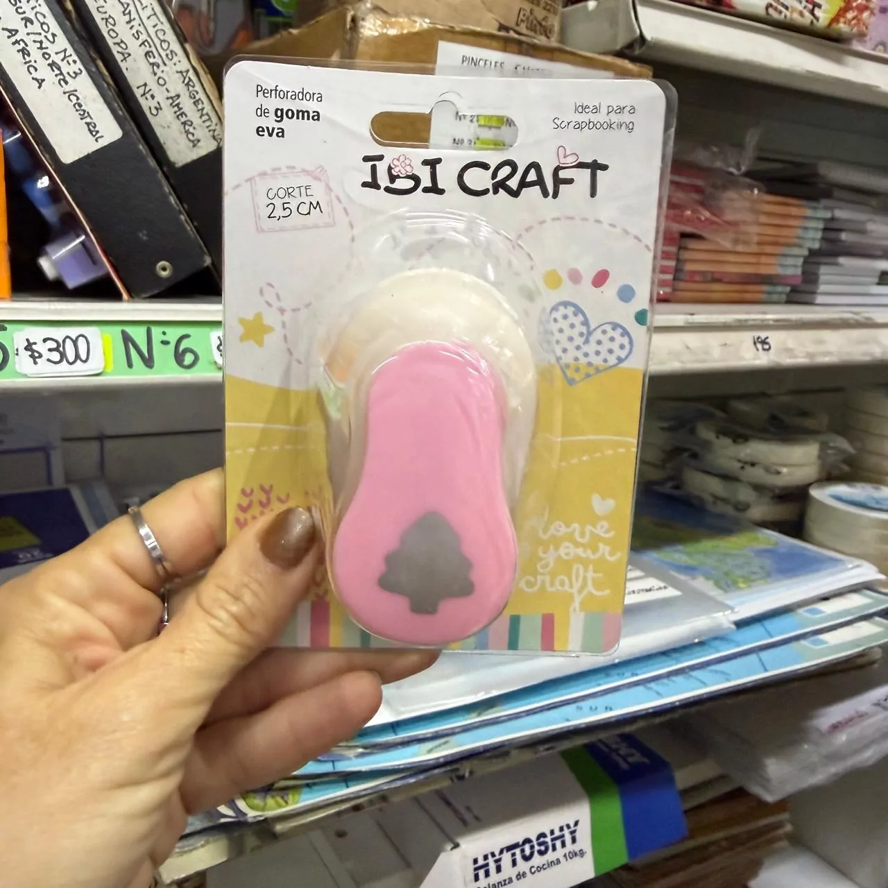 Perforadora Ibi Craft para goma eva ARBOL