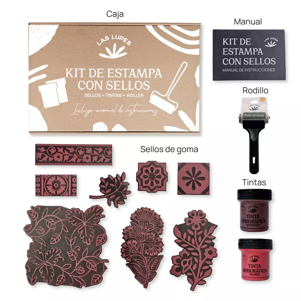 Kit de Estampa con Sellos - INDY
